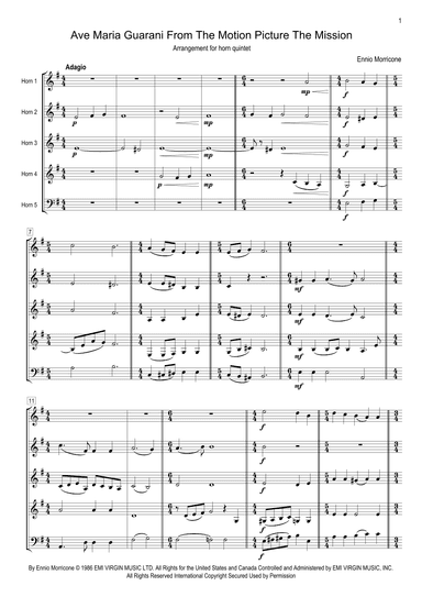 Ave Maria Guarani (arr. Edition Maulwurf)