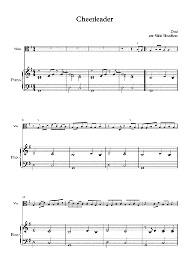 Cheerleader (arr. Vikki Hoodless)