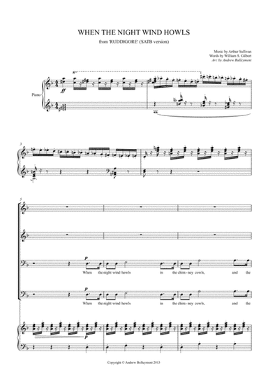 When The Night Wind Howls (arr. Andrew Bulleyment)