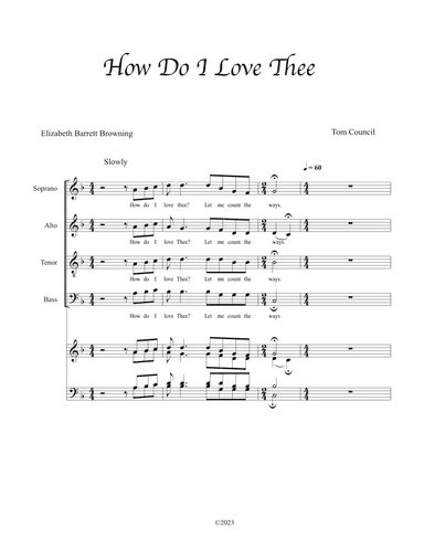 How Do I Love Thee?