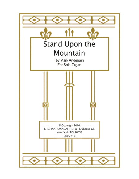 Stand Upon the Mountain - organ solo