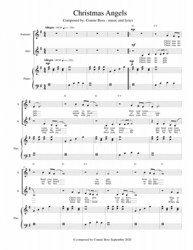 Christmas Angels - Duet with piano