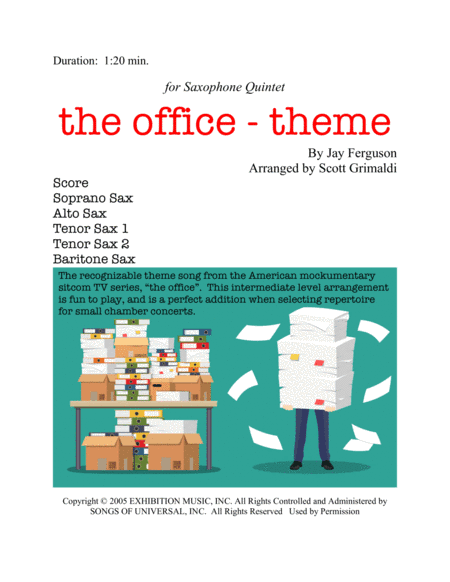 The Office - Theme (arr. Scott Grimaldi)