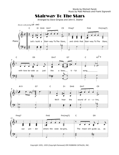 Stairway To The Stars (arr. Dave Gingras and John E. Dosher)