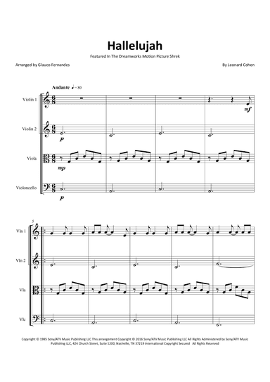 Hallelujah (arr. Glauco Fernandes)