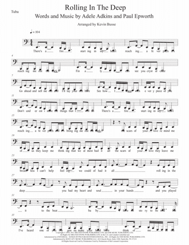Rolling In The Deep (arr. Kevin Busse)