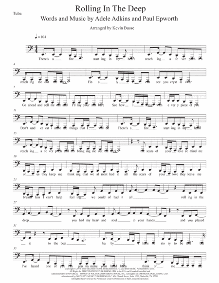 Rolling In The Deep (arr. Kevin Busse)