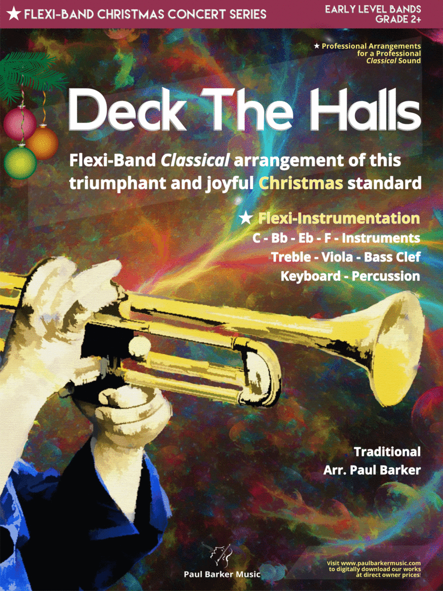 Deck The Halls (Flexible Instrumentation) (arr. Paul Barker Music)