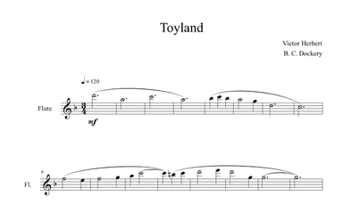 Toyland (Flute Solo) (arr. B. C. Dockery)