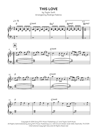 This Love (arr. Rodrigo Faleiros)