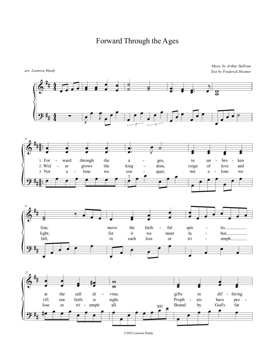 Forward Through the Ages (arr. Leonora Hardy)