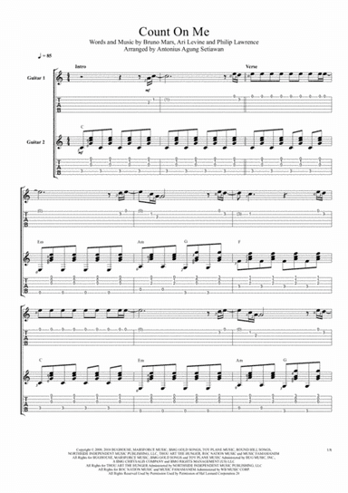 Count On Me (arr. Antonius Agung Setiawan)