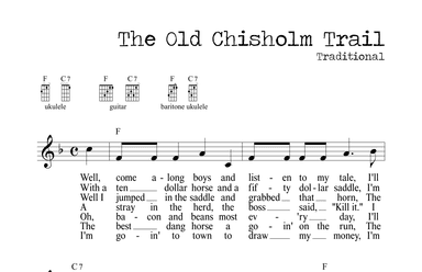 The Old Chisholm Trail (arr. M. Ryan Taylor)