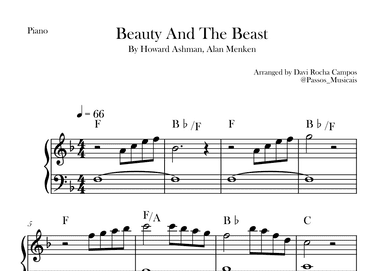 Beauty And The Beast (arr. Davi Rocha Campos)