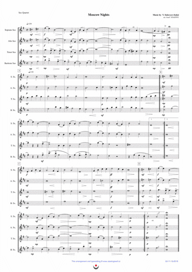 Moscow Nights (arr. Josef Štastný)