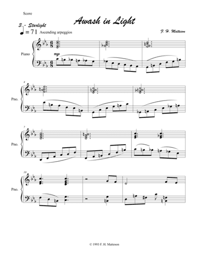 Awash in Light - Third Movement, Starlight