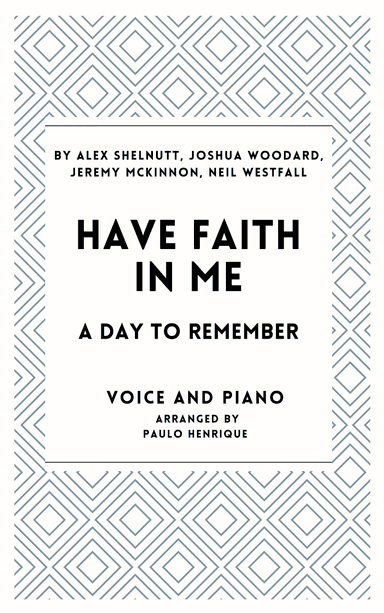 Have Faith In Me (arr. Paulo Henrique)