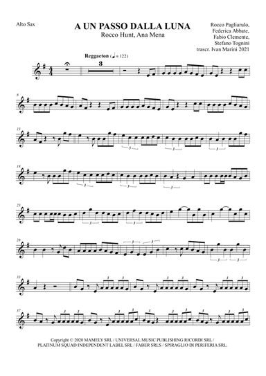 A Un Passo Dalla Luna (arr. Ivan Marini)