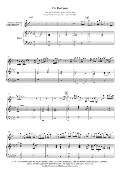 Via Dolorosa (arr. David Kocijan)