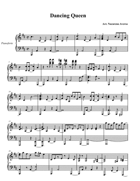 Dancing Queen (arr. Nazareno Aversa)