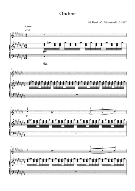 Ravel Gaspard de la Nuit: Ondine