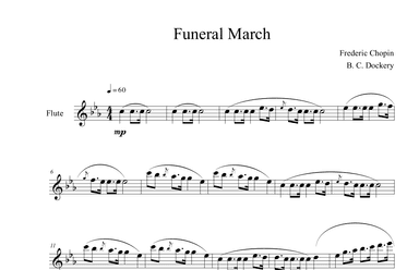 Funeral March (Flute Solo) (arr. B. C. Dockery)