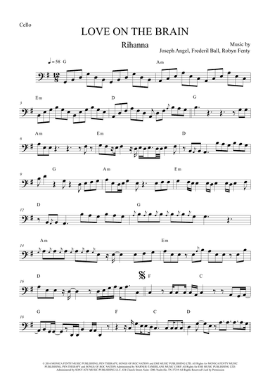 Love On The Brain (arr. The Sheet Music Library)