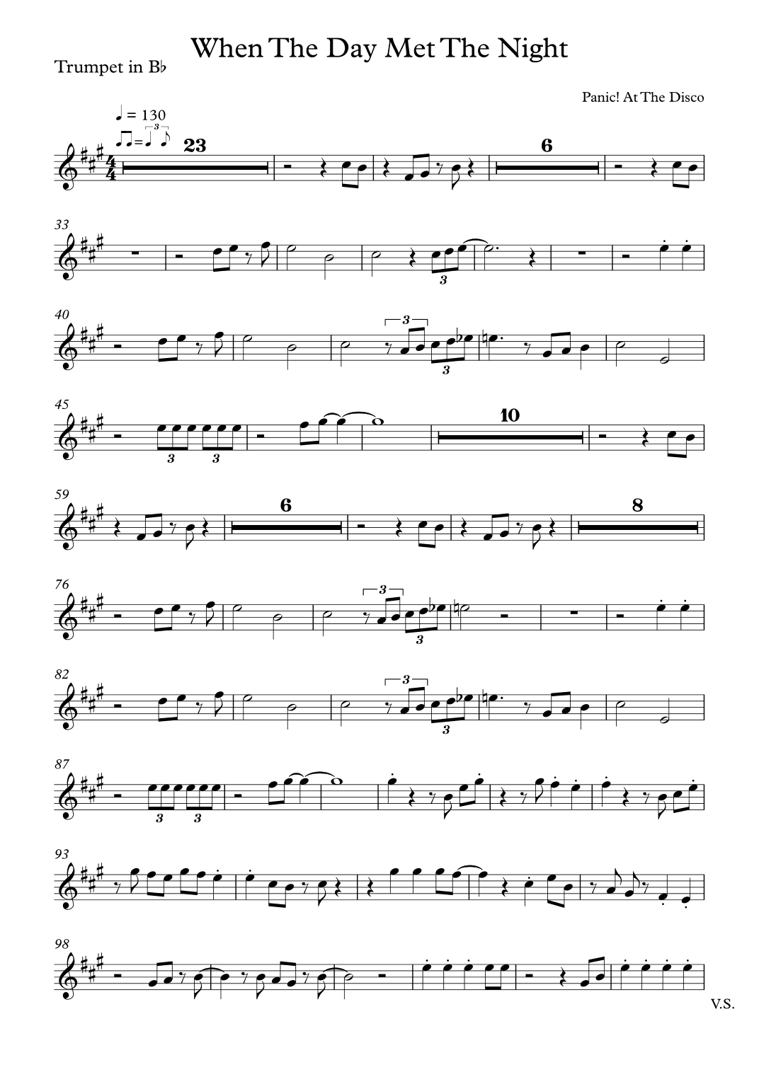 When The Day Met The Night (arr. Dom Waldock)