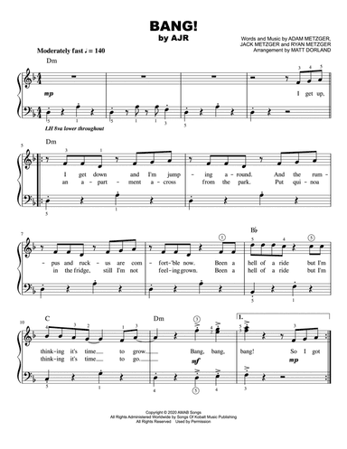 Bang! (arr. Matt Dorland)