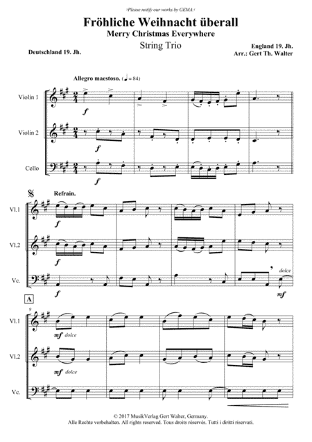 Merry Christmas Everywhere (arr. Gert Th. Walter)