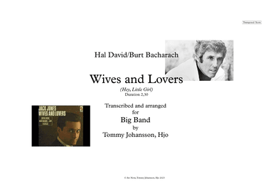 Wives And Lovers (arr. Tommy Johansson, Hjo)