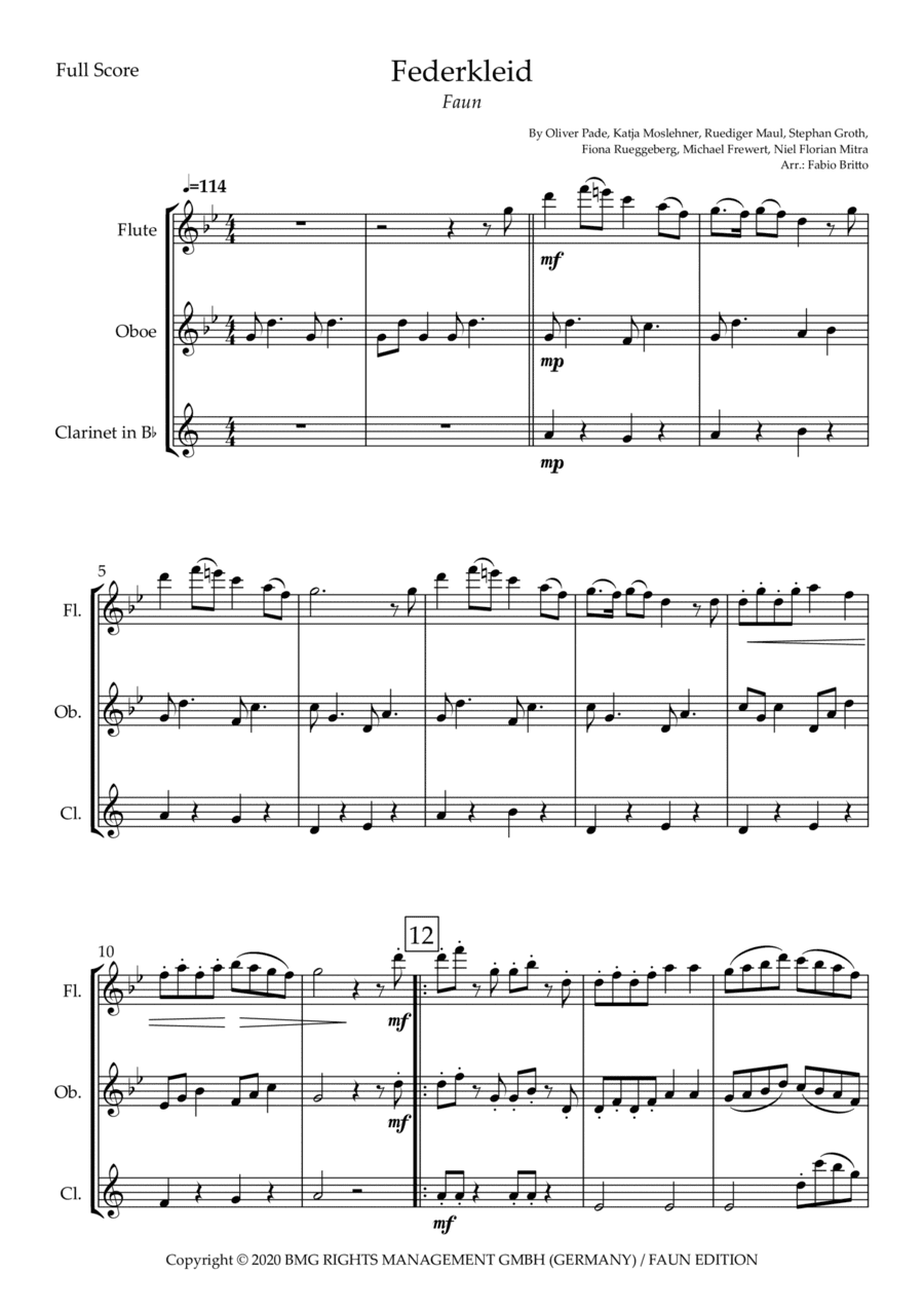 Federkleid (arr. Fabio Britto)