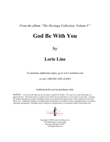 God Be With You (arr. Lorie Line)