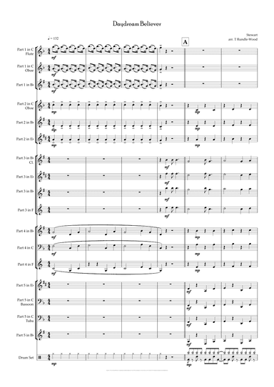 Daydream Believer (arr. Tom Rundle-Wood)