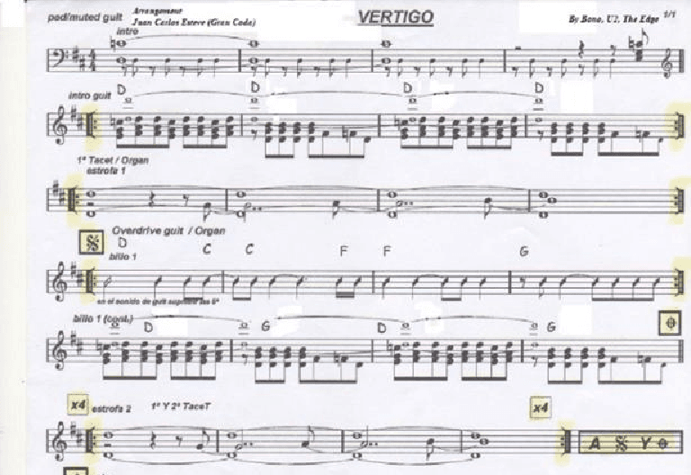 Vertigo (arr. juan carlos esteve / Gran Coda)