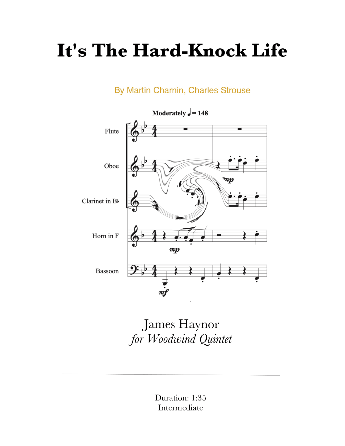 It's The Hard-knock Life (arr. James Haynor)