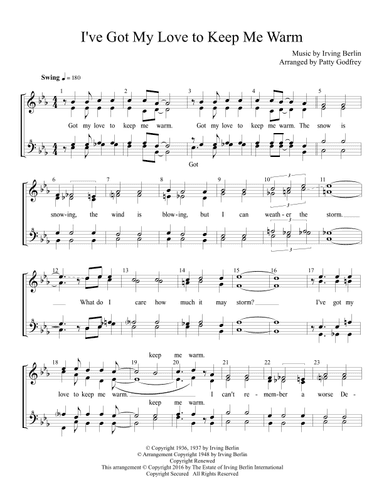I've Got My Love To Keep Me Warm (arr. Patty Godfrey)