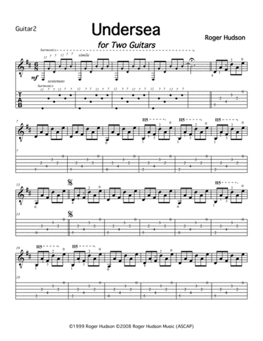 Undersea Guitar 2 TAB