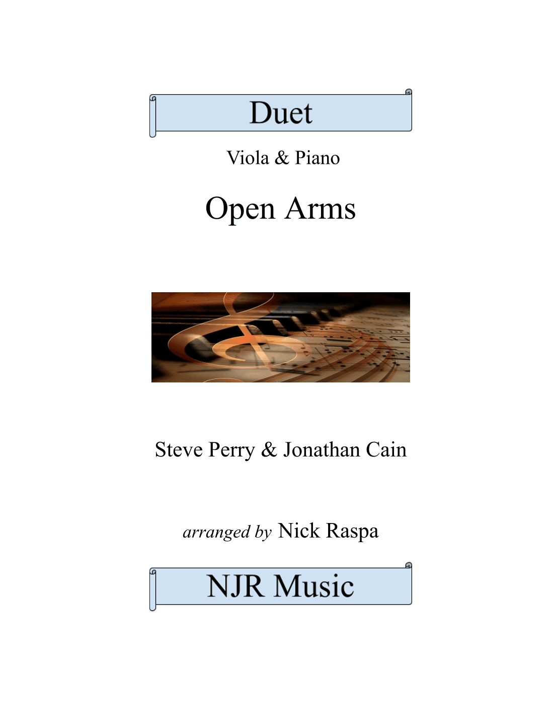 Open Arms (arr. Nick Raspa)