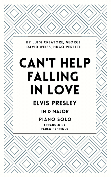 Can't Help Falling In Love (arr. Paulo Henrique)