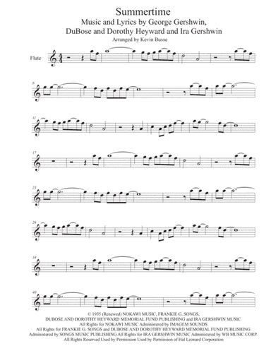 Summertime (arr. Kevin Busse)