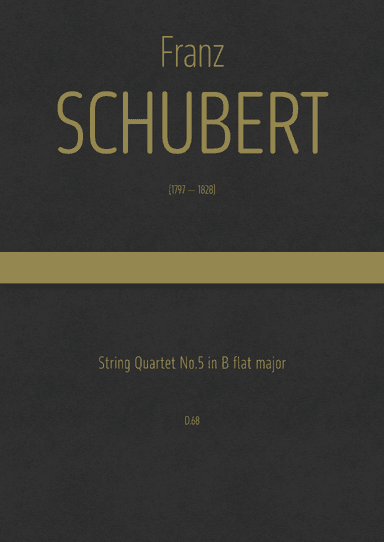 Schubert - String Quartet No.5 in B flat major, D.68 (arr. J.G. Cucó Barber)