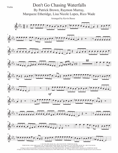 Waterfalls (arr. Kevin Busse)
