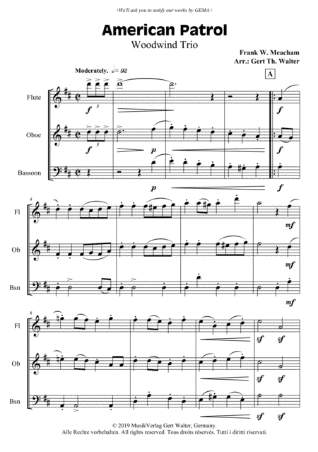 American Patrol (arr. Gert Th. Walter)