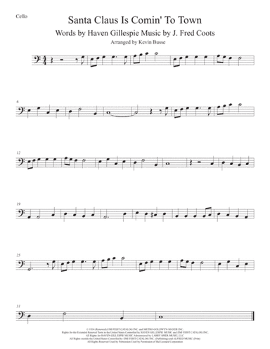 Santa Claus Is Comin' To Town (arr. Kevin Busse)