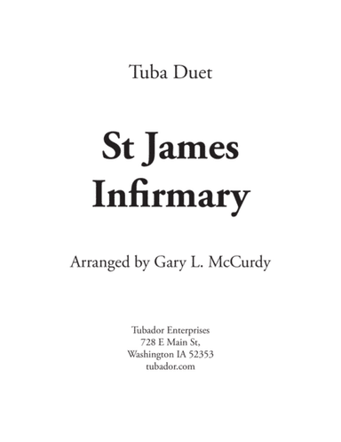 Saint James Infirmary Tuba Duet (arr. Gary McCurdy, The Tubador)