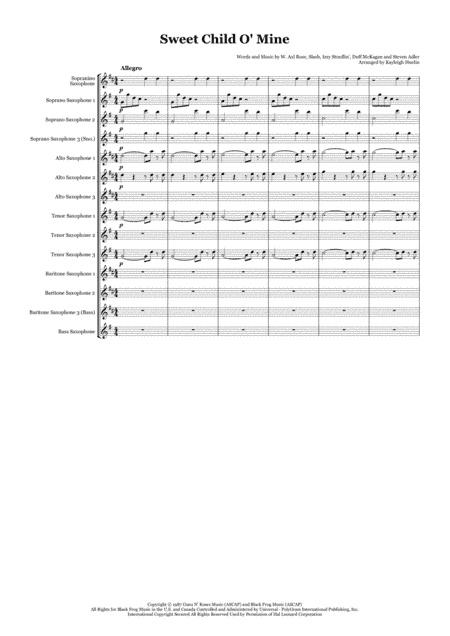 Sweet Child O' Mine (arr. Kayleigh Huelin)
