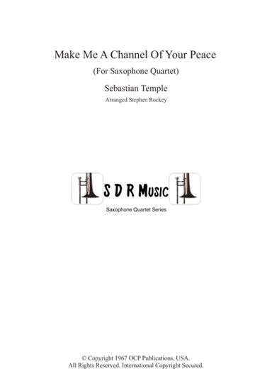Make Me A Channel Of Your Peace (prayer Of St. Francis) (arr. Stephen Rockey)