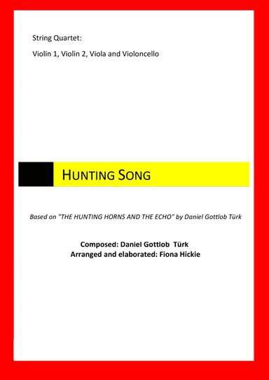 Hunting Song (arr. Fiona Hickie)