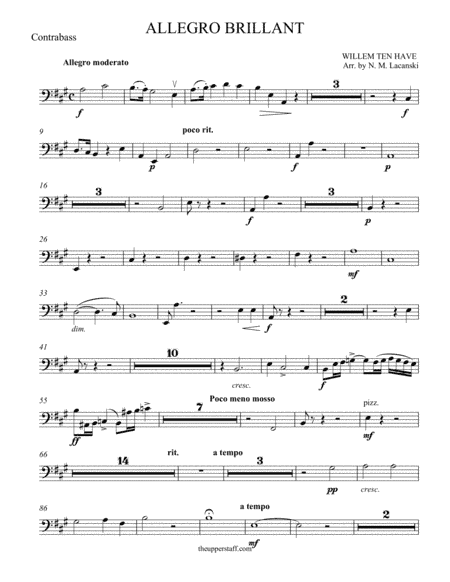 Allegro Brillant (arr. Nick Lacanski)